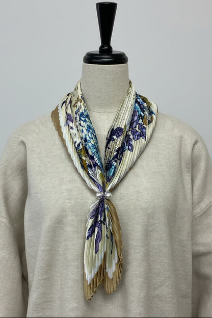 プリーツスカーフフラワー