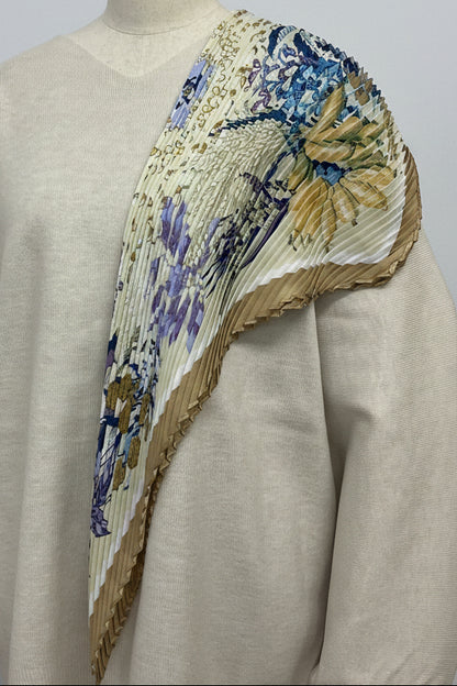 プリーツスカーフフラワー