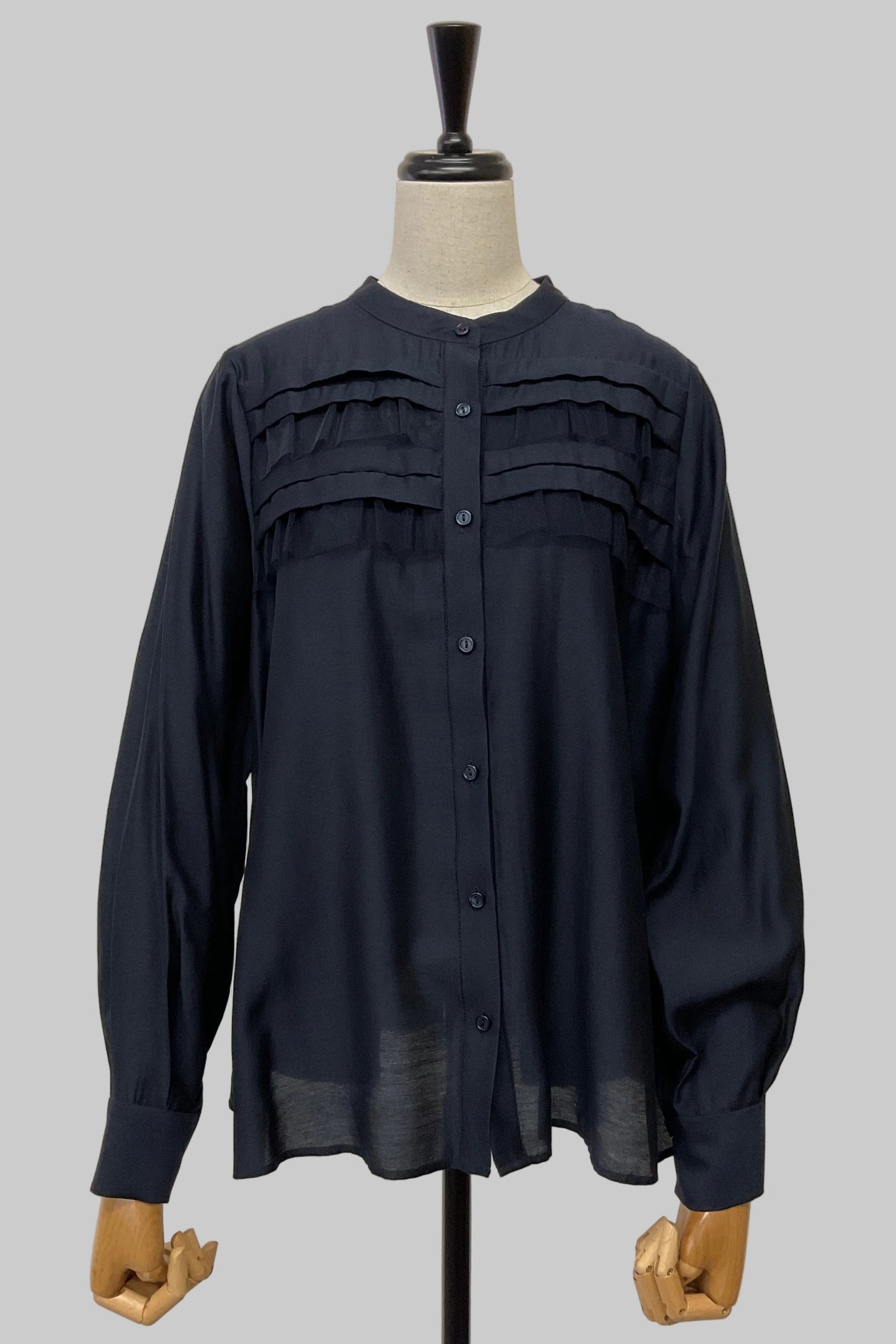 チュールフリルブラウス