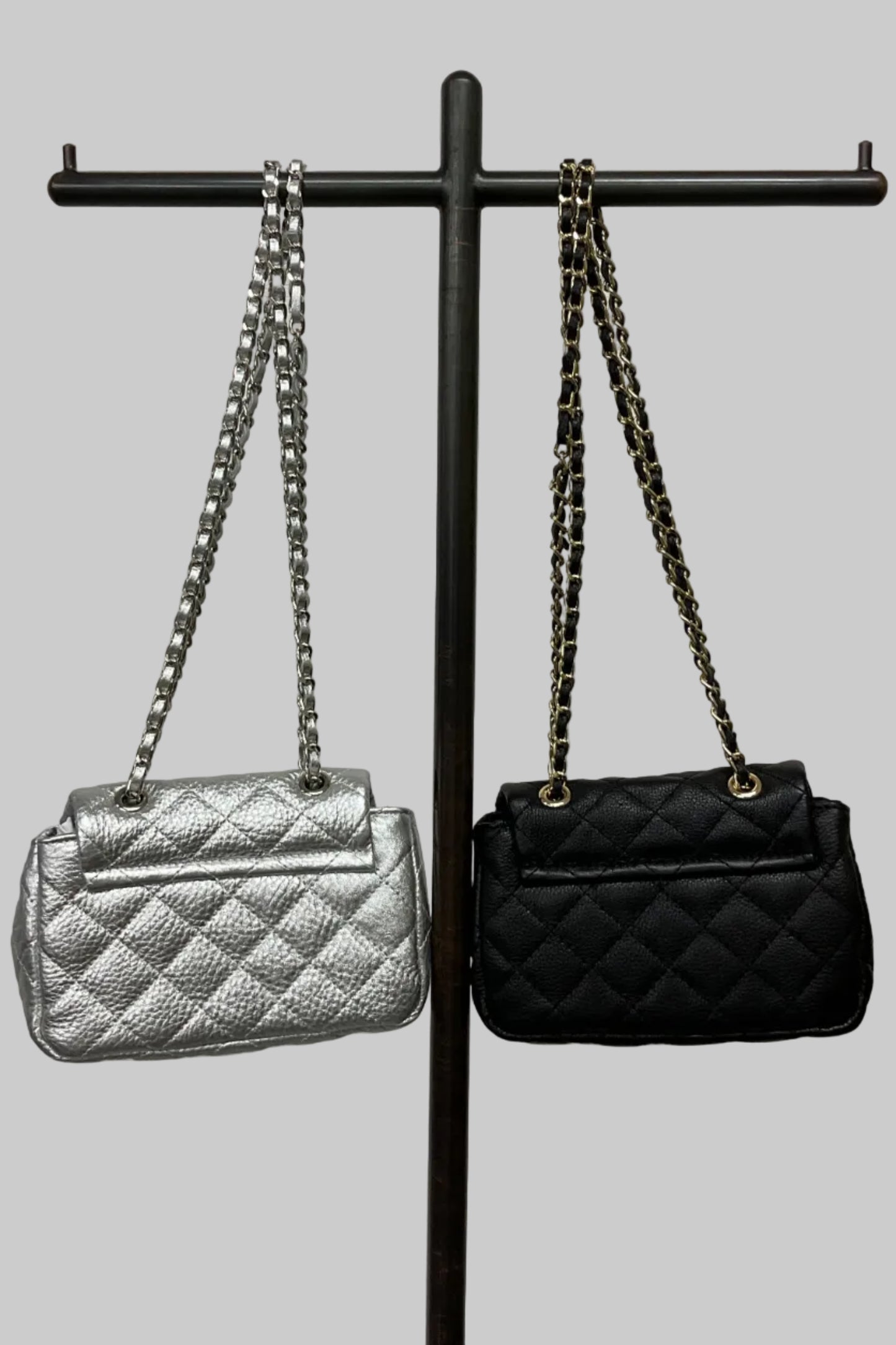 キルティングミニチェーンバック