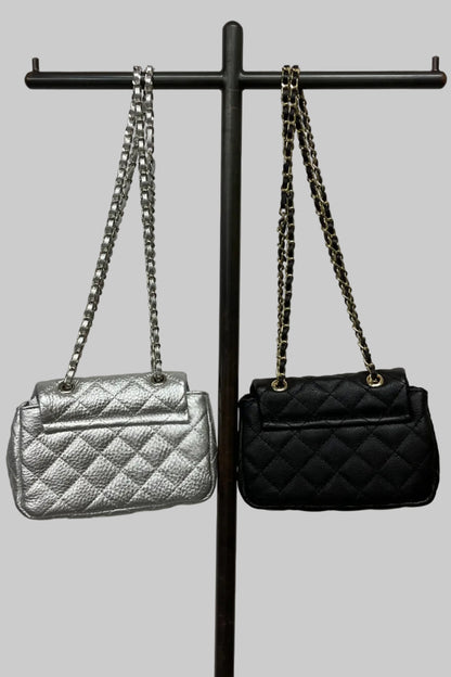 キルティングミニチェーンバック