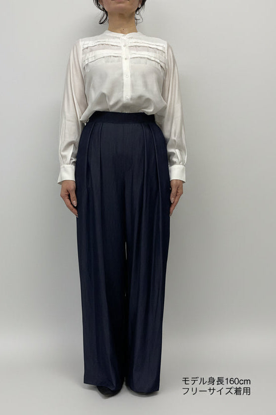 〈ご試着キャンペーン対象品〉デニムハイウエストパンツ