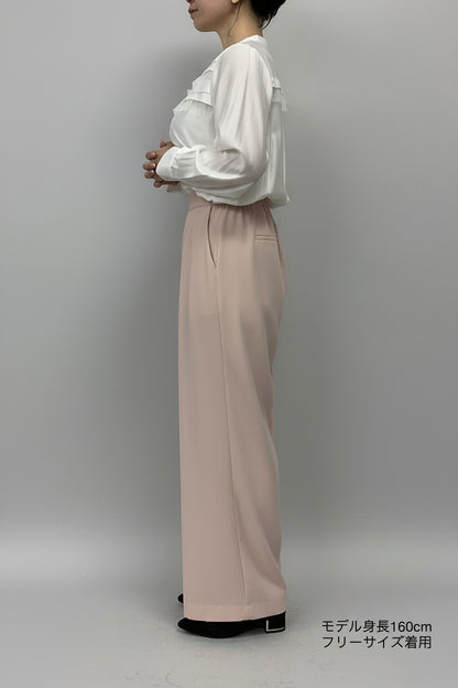 〈ご試着キャンペーン対象品〉ハイウエストストレートパンツ2