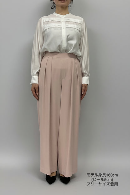 〈ご試着キャンペーン対象品〉ハイウエストストレートパンツ2