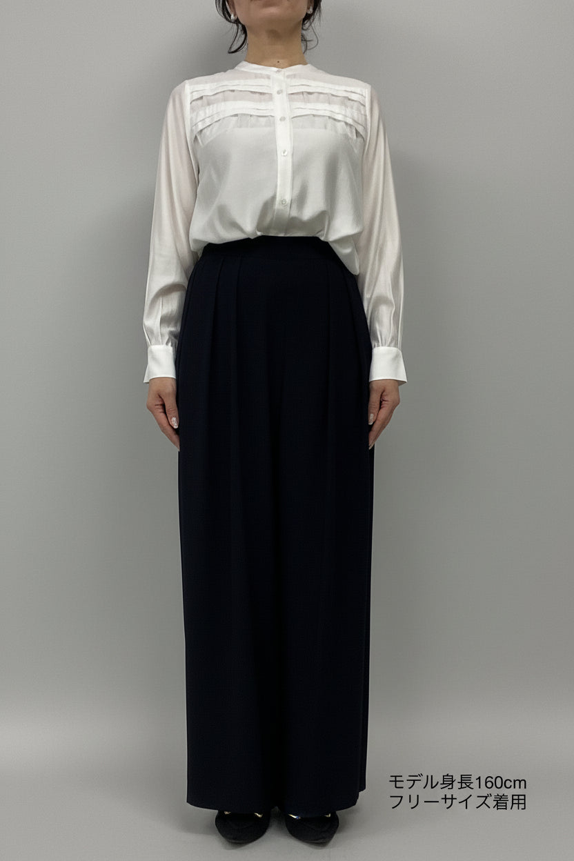 〈ご試着キャンペーン対象品〉ハイウエストストレートパンツ2