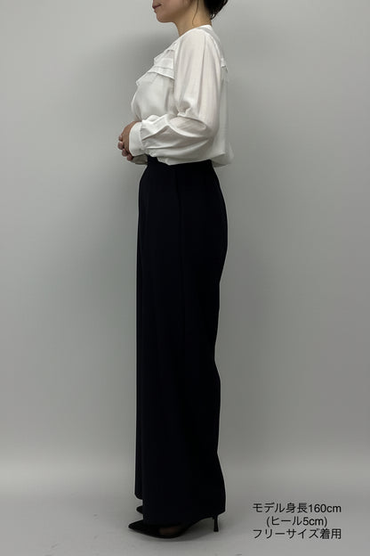 〈ご試着キャンペーン対象品〉ハイウエストストレートパンツ2