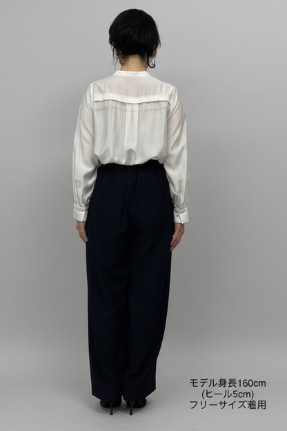 〈ご試着キャンペーン対象品〉ハイウエストストレートパンツ2