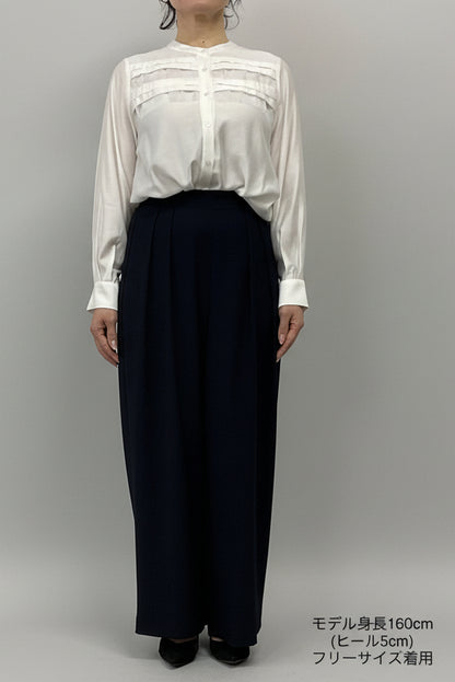 〈ご試着キャンペーン対象品〉ハイウエストストレートパンツ2