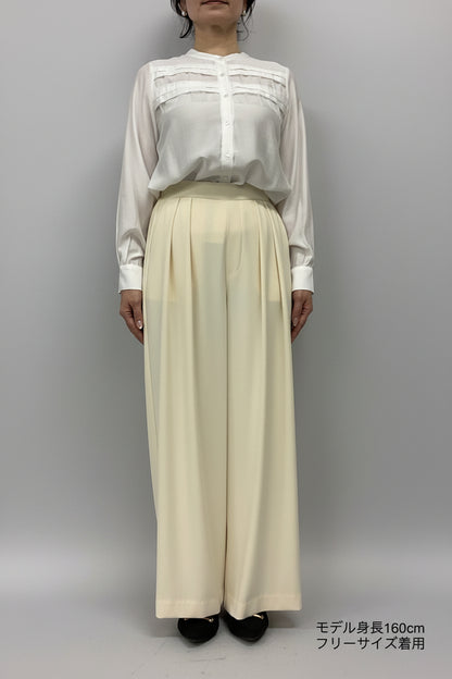 〈ご試着キャンペーン対象品〉ハイウエストストレートパンツ2