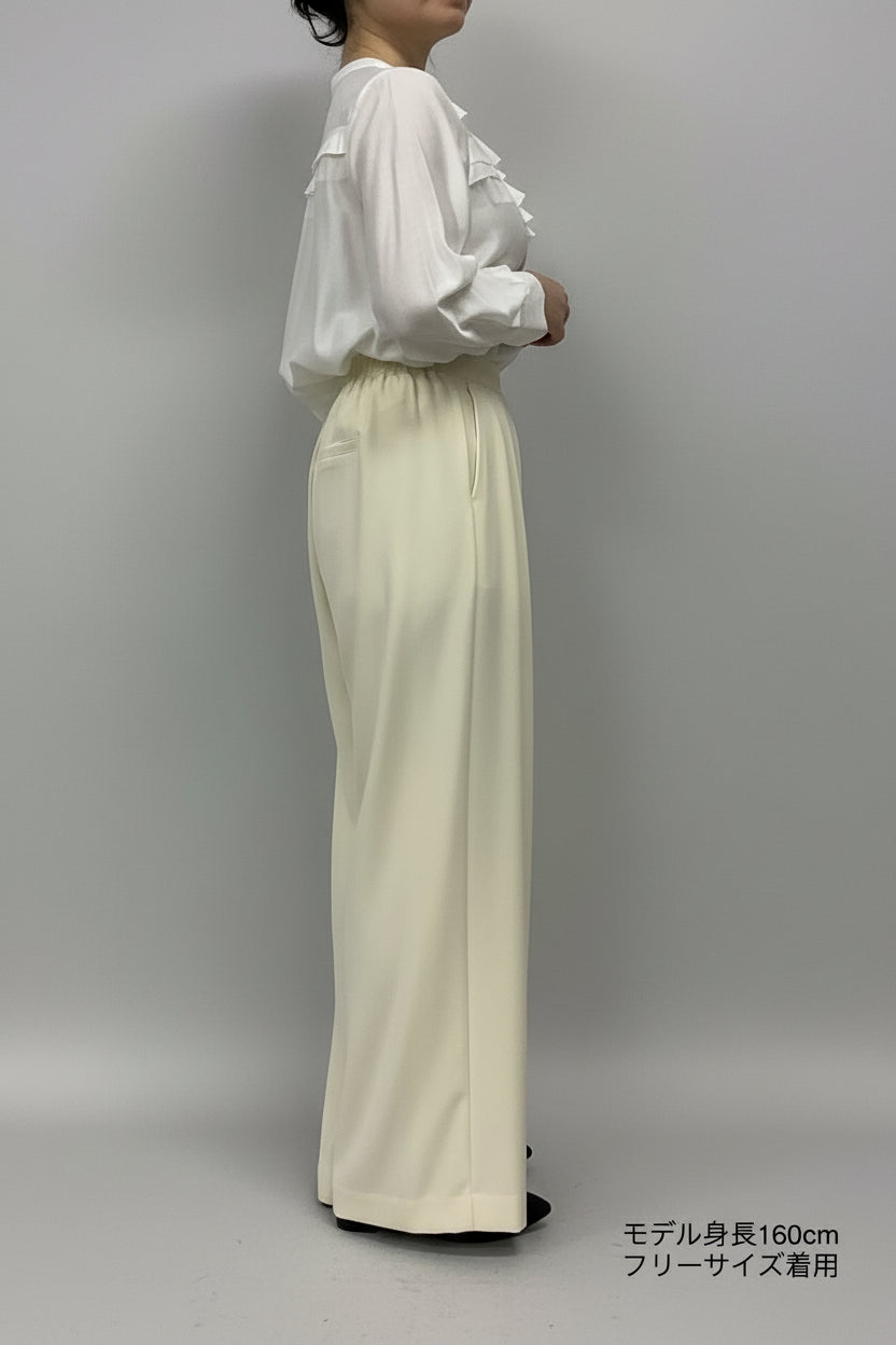 〈ご試着キャンペーン対象品〉ハイウエストストレートパンツ2