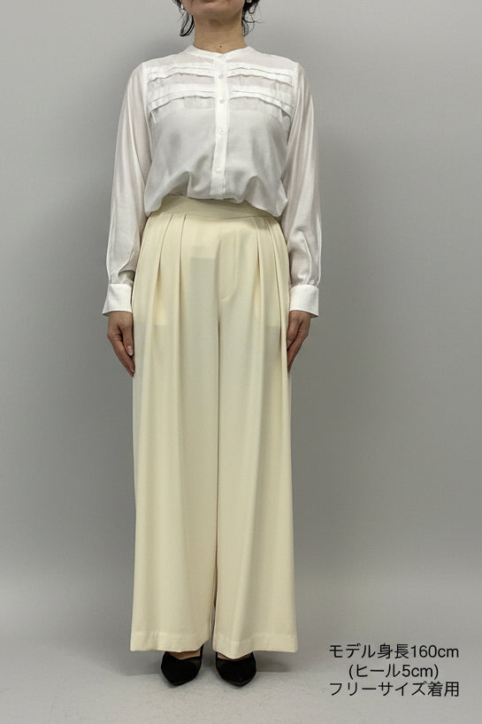 〈ご試着キャンペーン対象品〉ハイウエストストレートパンツ2