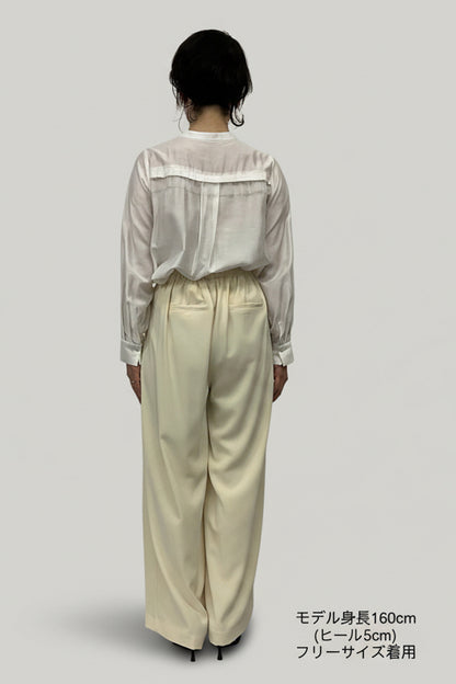 〈ご試着キャンペーン対象品〉ハイウエストストレートパンツ2