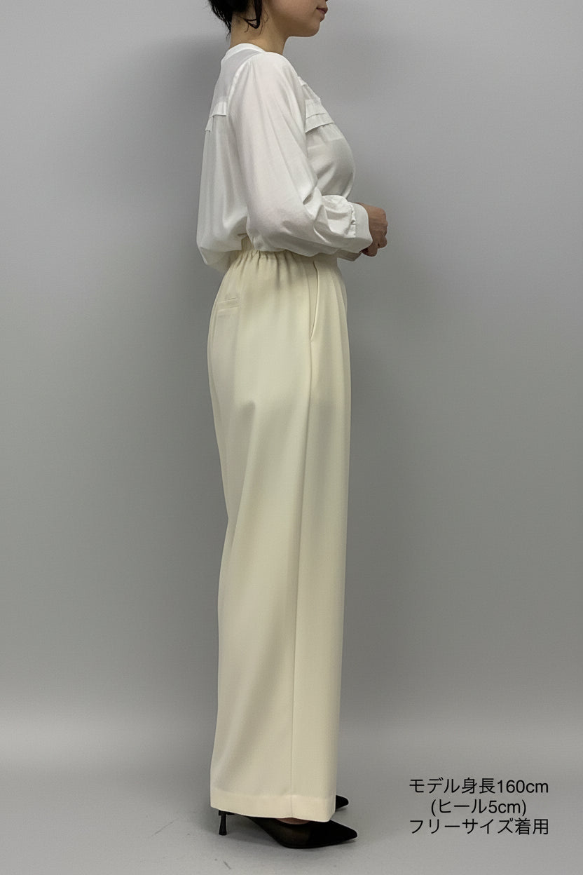 〈ご試着キャンペーン対象品〉ハイウエストストレートパンツ2