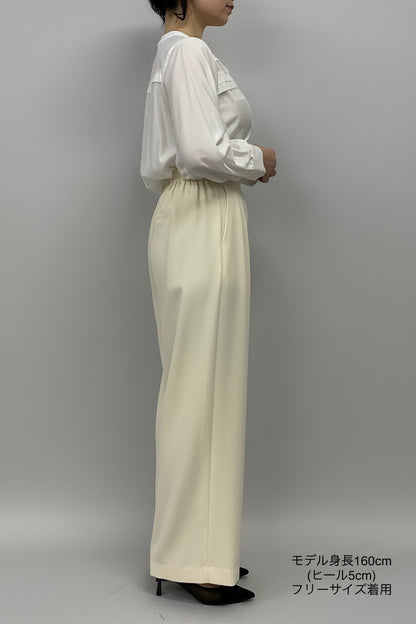 〈ご試着キャンペーン対象品〉ハイウエストストレートパンツ2