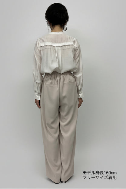 〈ご試着キャンペーン対象品〉ハイウエストストレートパンツ2