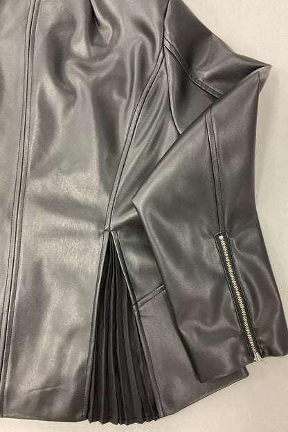 [予約] ペプラムレザージャケット