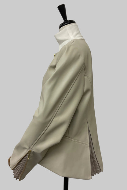 [予約] ペプラムレザージャケット