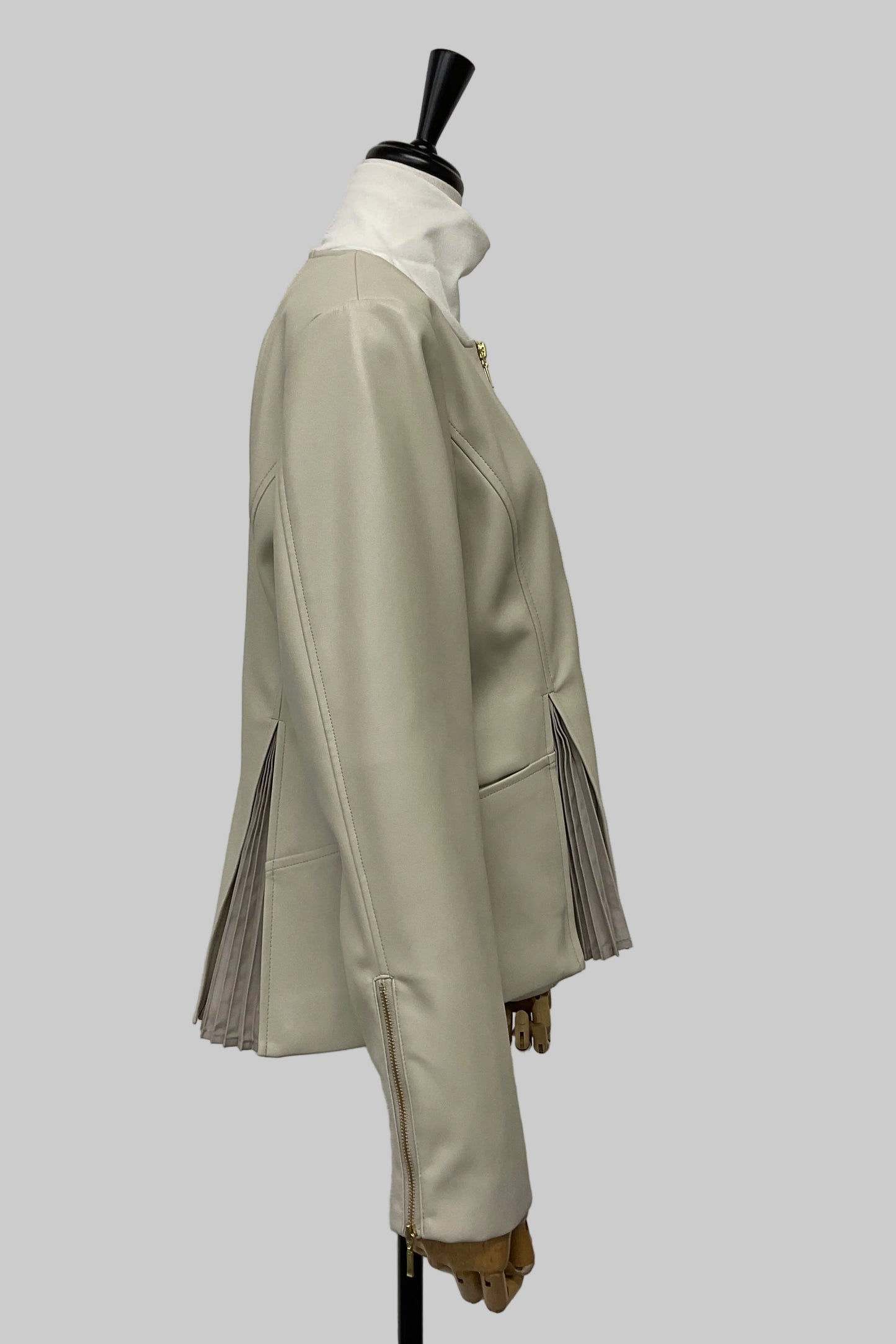 [予約] ペプラムレザージャケット