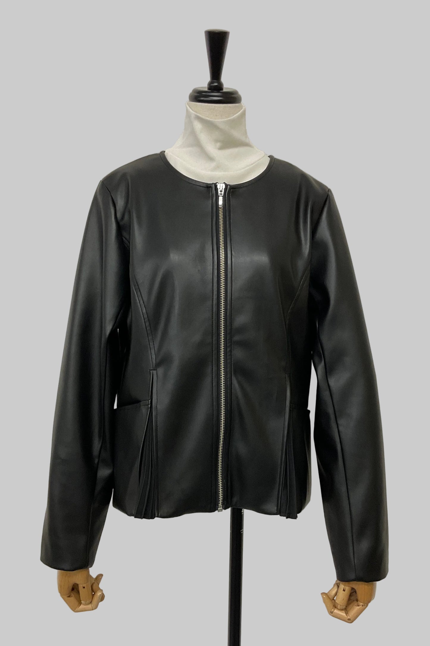 [予約] ペプラムレザージャケット