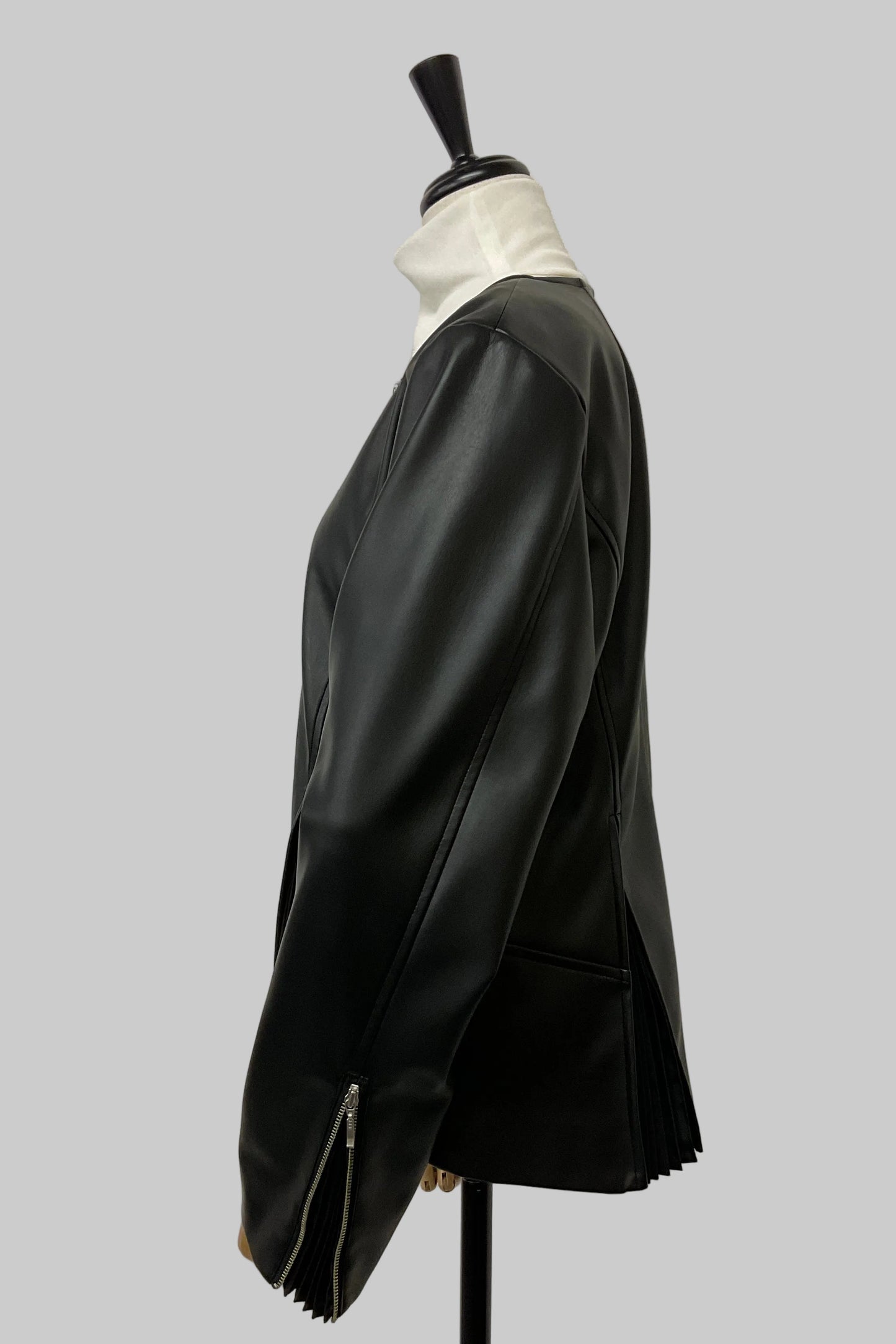 [予約] ペプラムレザージャケット