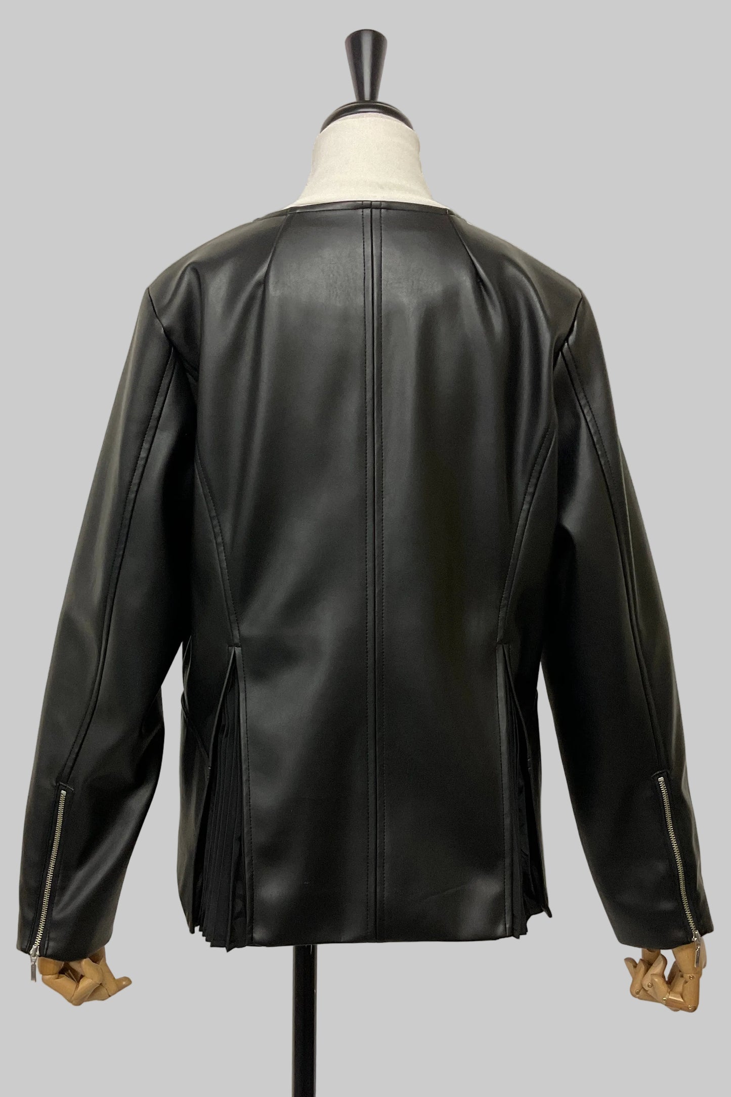 [予約] ペプラムレザージャケット