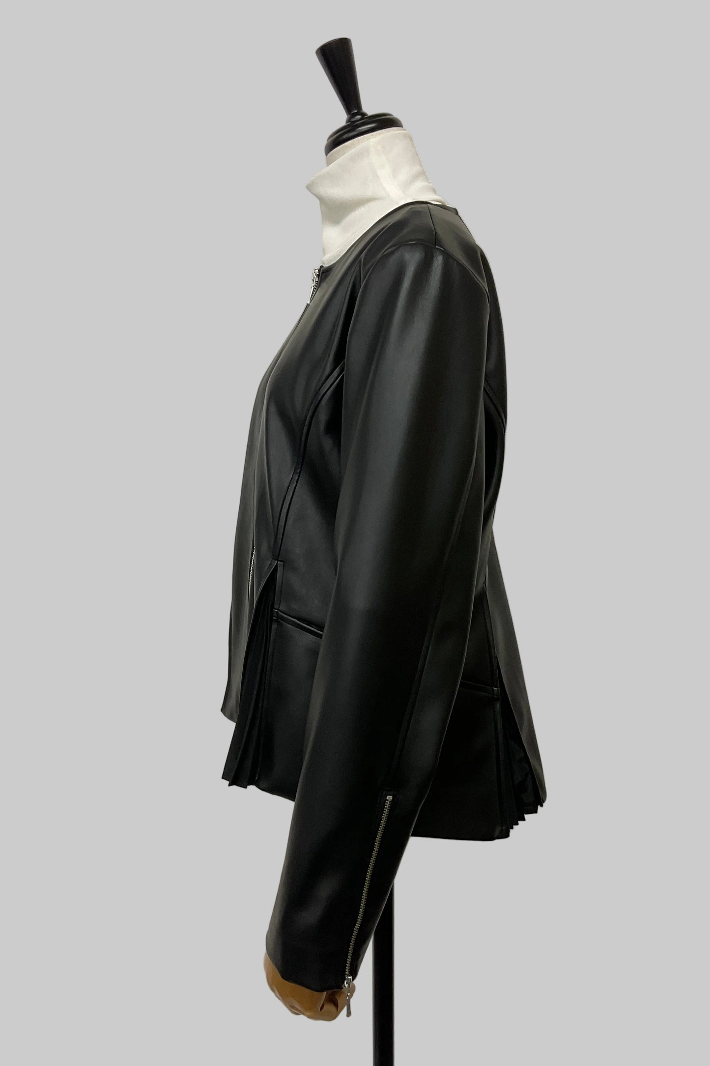 [予約] ペプラムレザージャケット