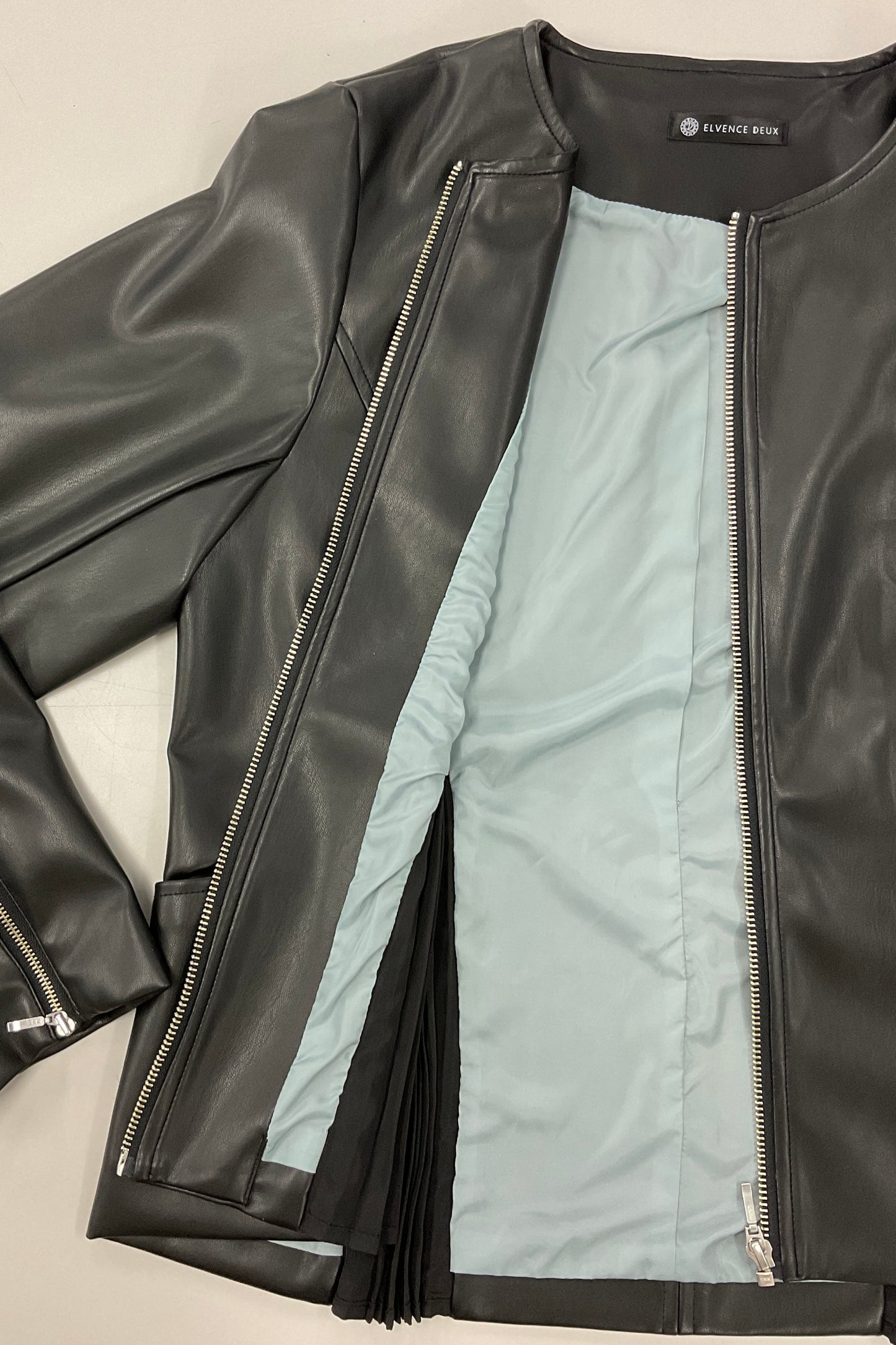 [予約] ペプラムレザージャケット