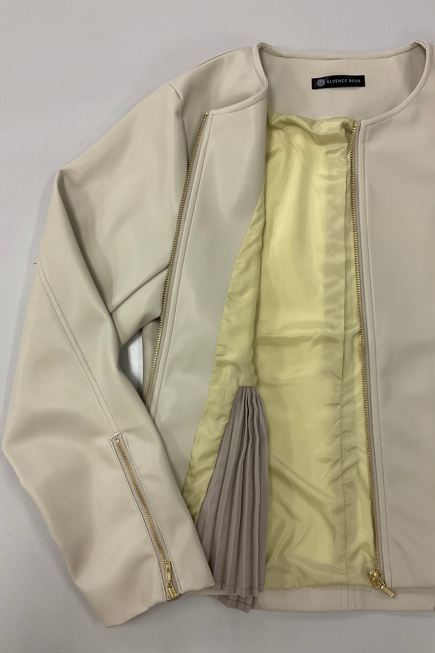 [予約] ペプラムレザージャケット