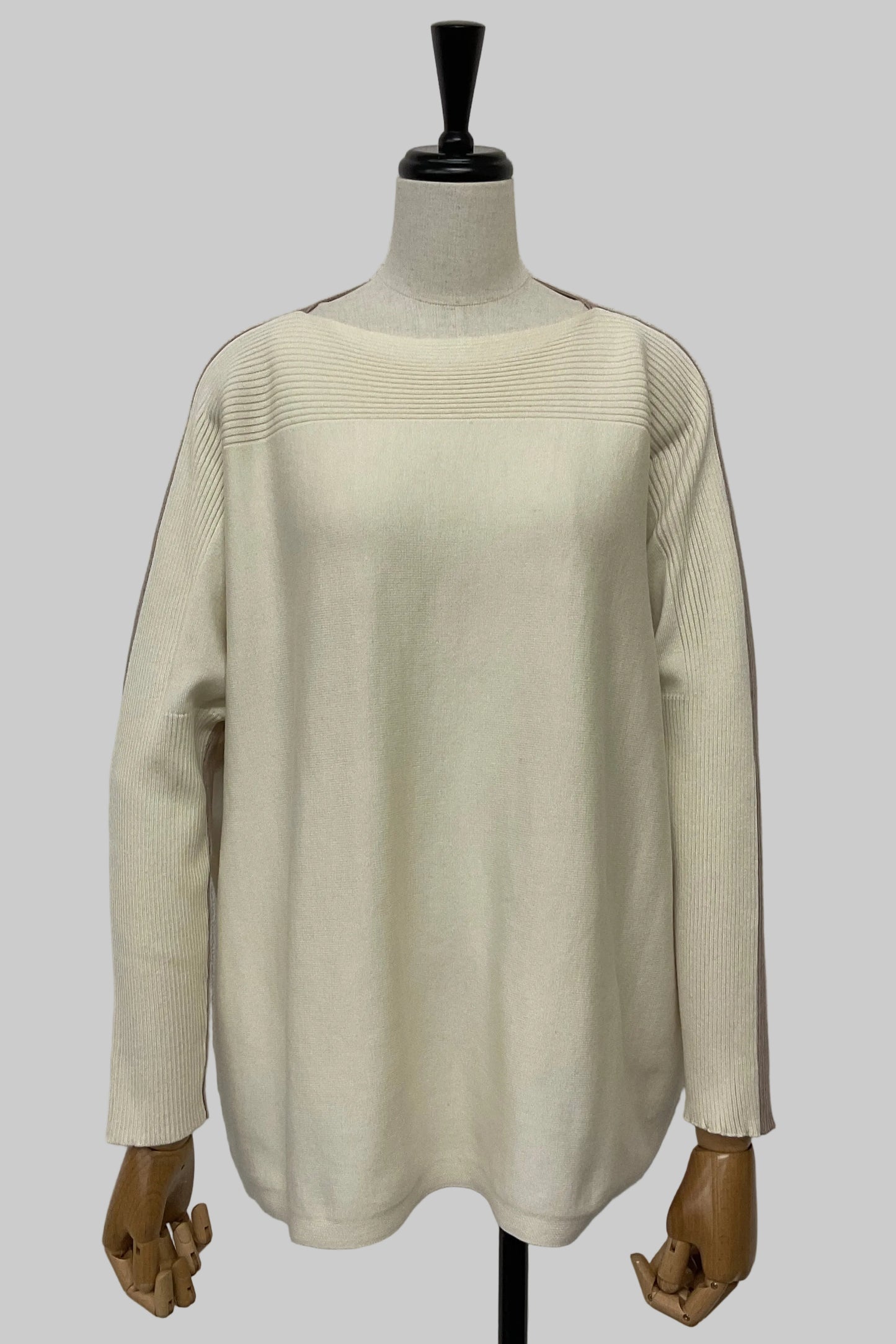 バイカラーニット