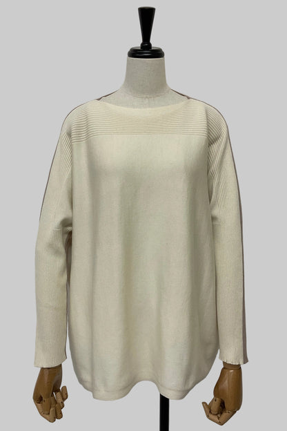 バイカラーニット