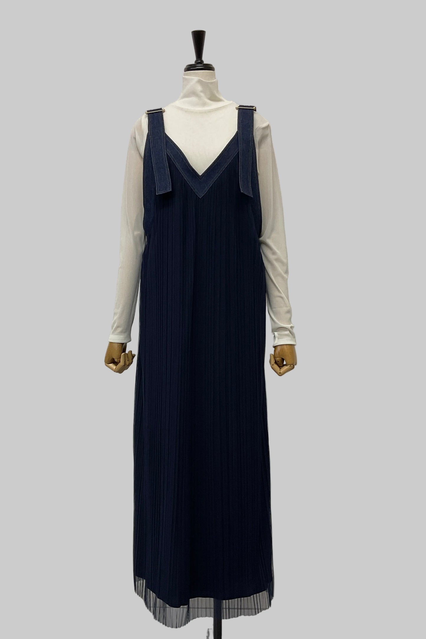 2WAYプリーツジャンパースカート