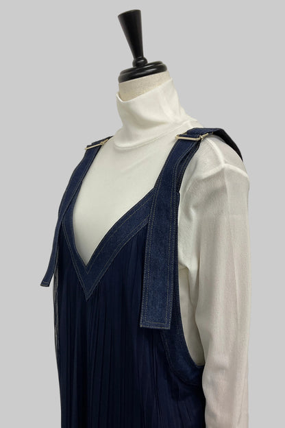 2WAYプリーツジャンパースカート