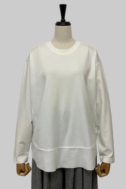 裾切り替えカットソー