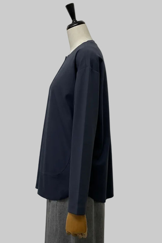 裾切り替えカットソー