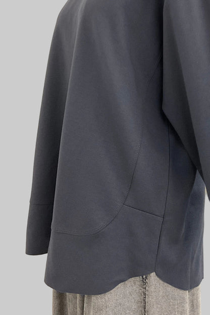 裾切り替えカットソー