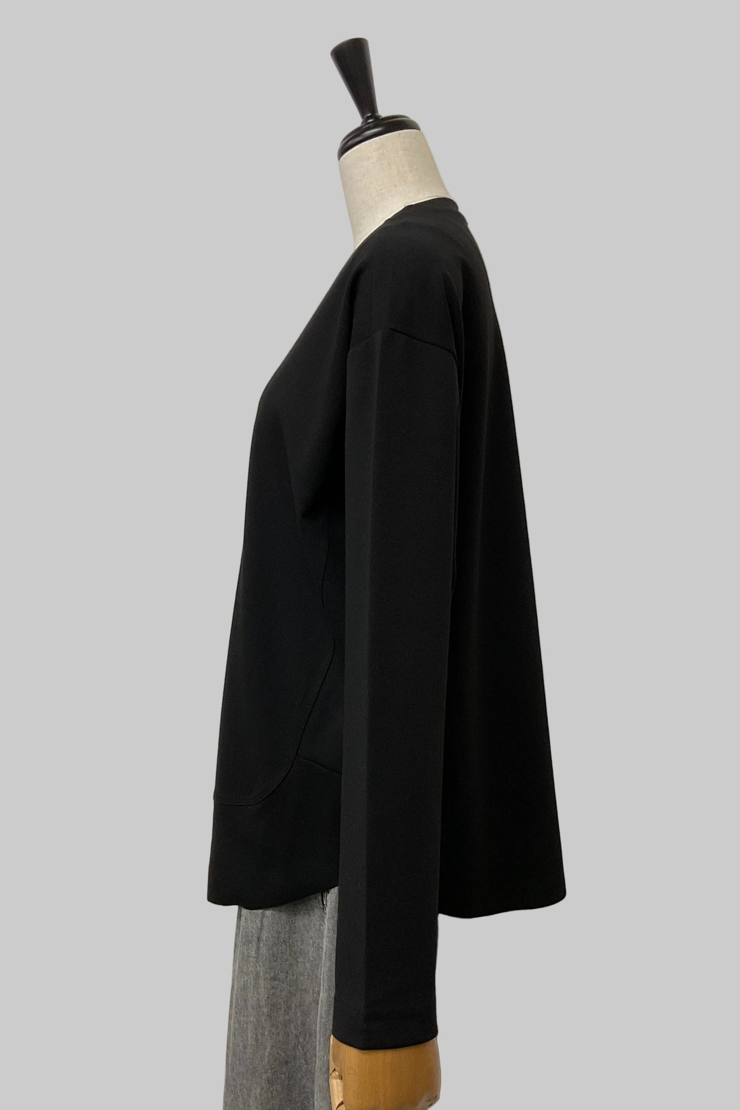 裾切り替えカットソー