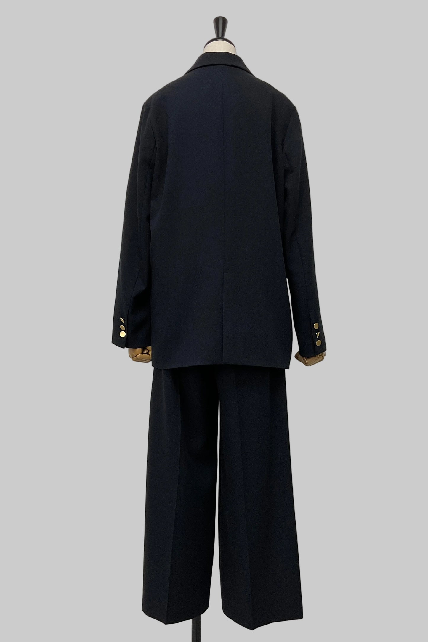 リネン混ダブルジャケット