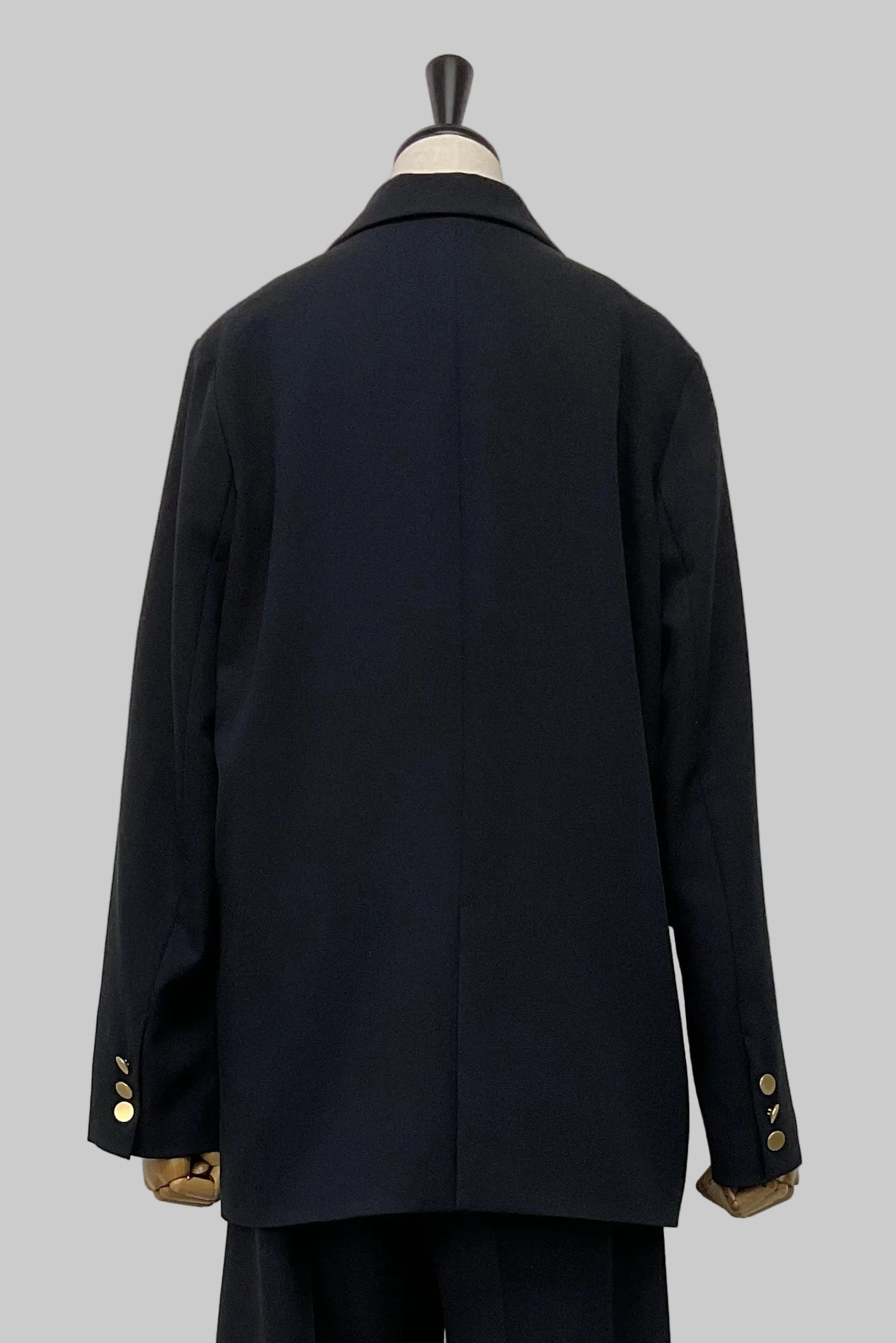 リネン混ダブルジャケット