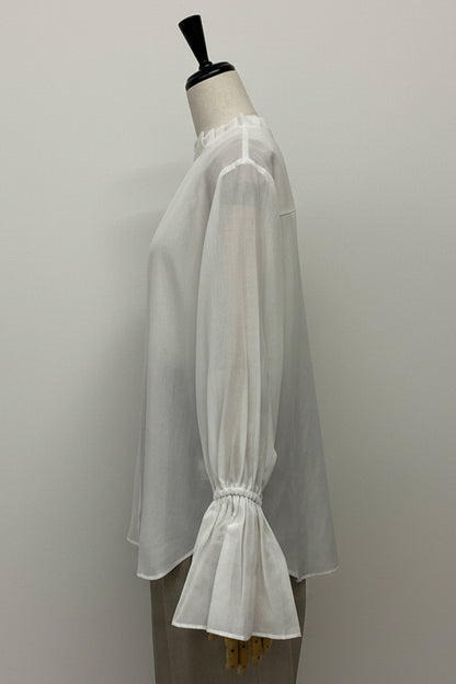 〈30%OFF〉キャンディスリーブセミシアーブラウス