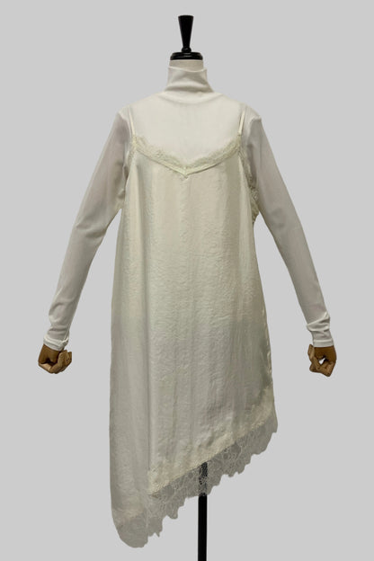 レースアシメヘムキャミソール