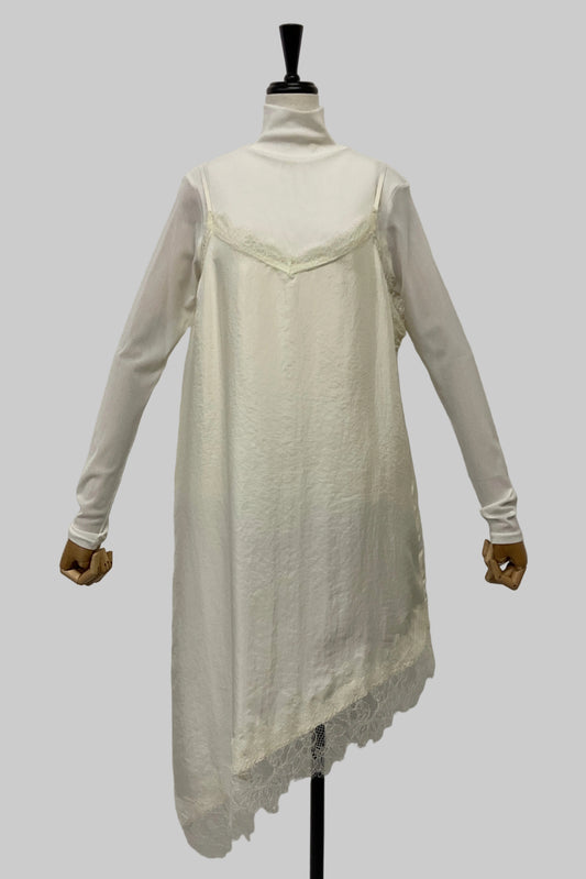 レースアシメヘムキャミソール