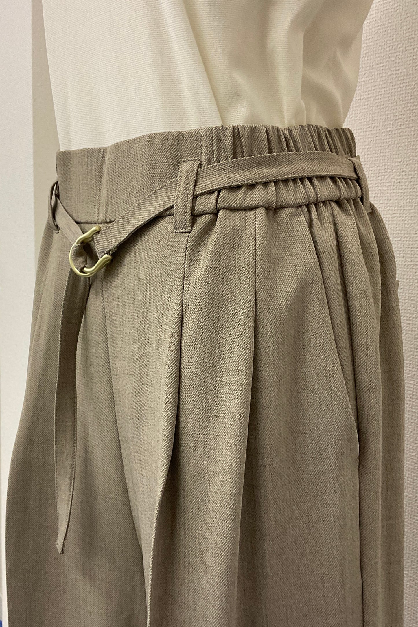 メランジワイドパンツ