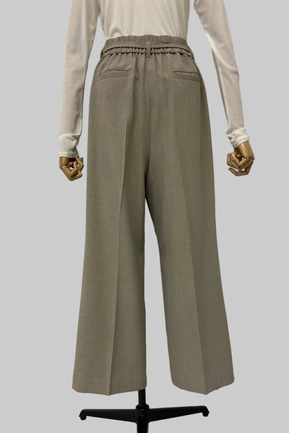 メランジワイドパンツ