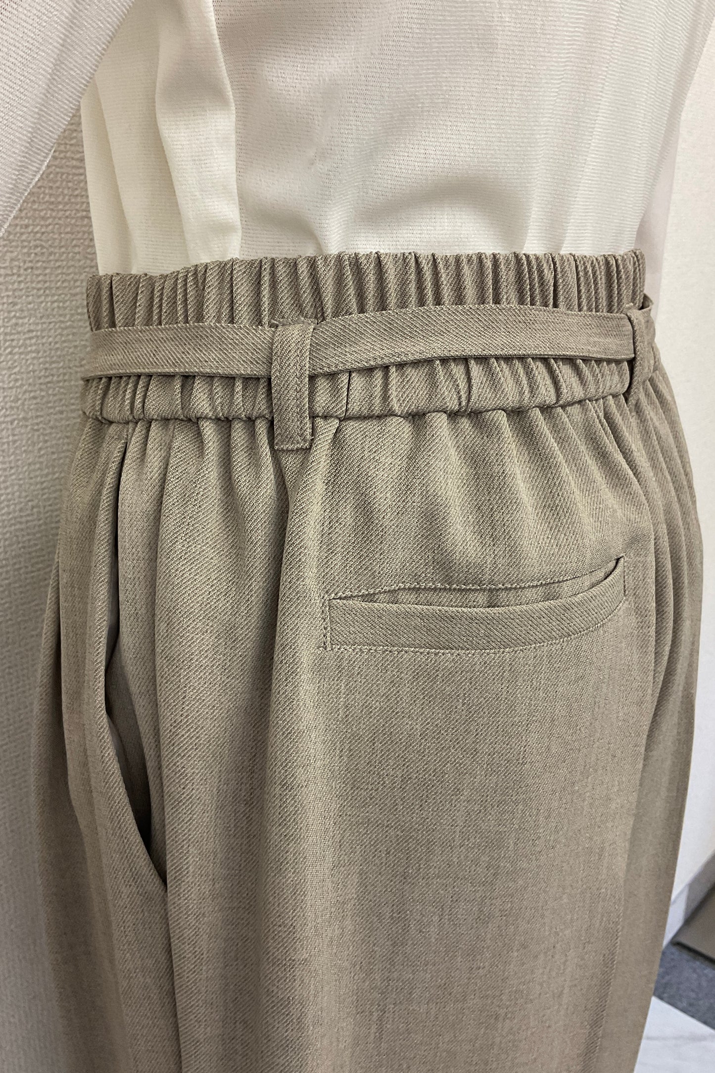 メランジワイドパンツ