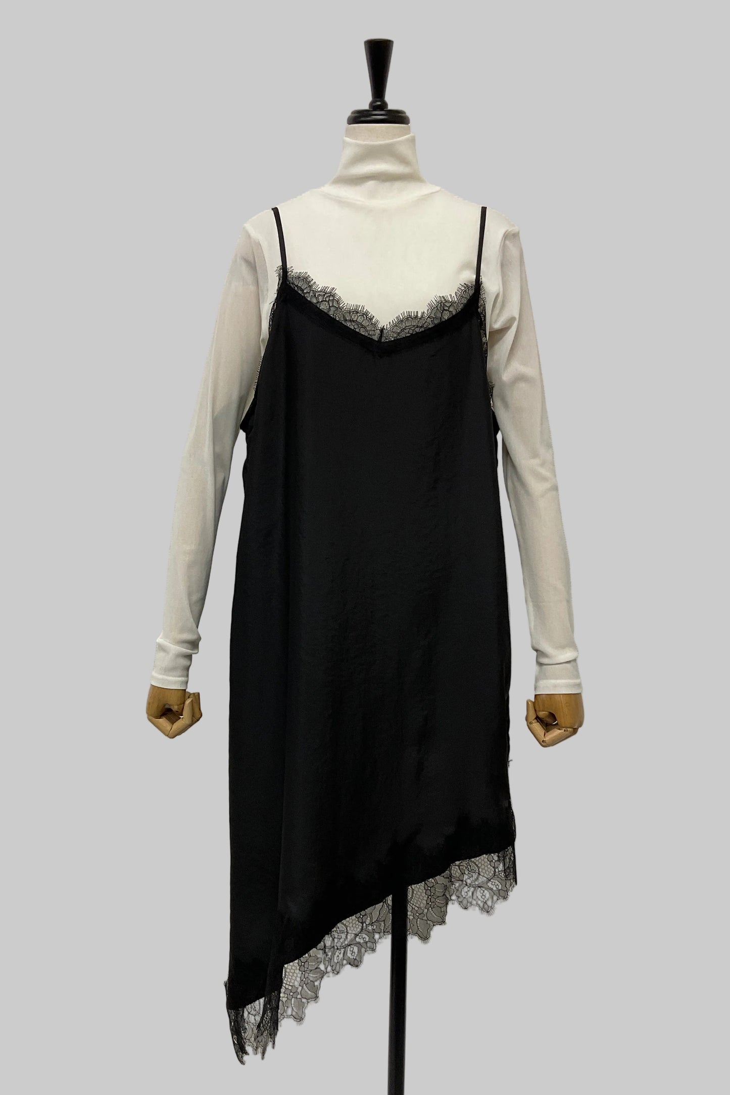 レースアシメヘムキャミソール