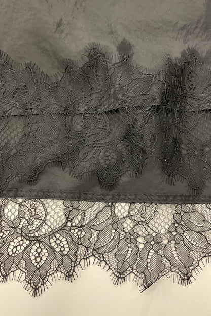 レースアシメヘムキャミソール