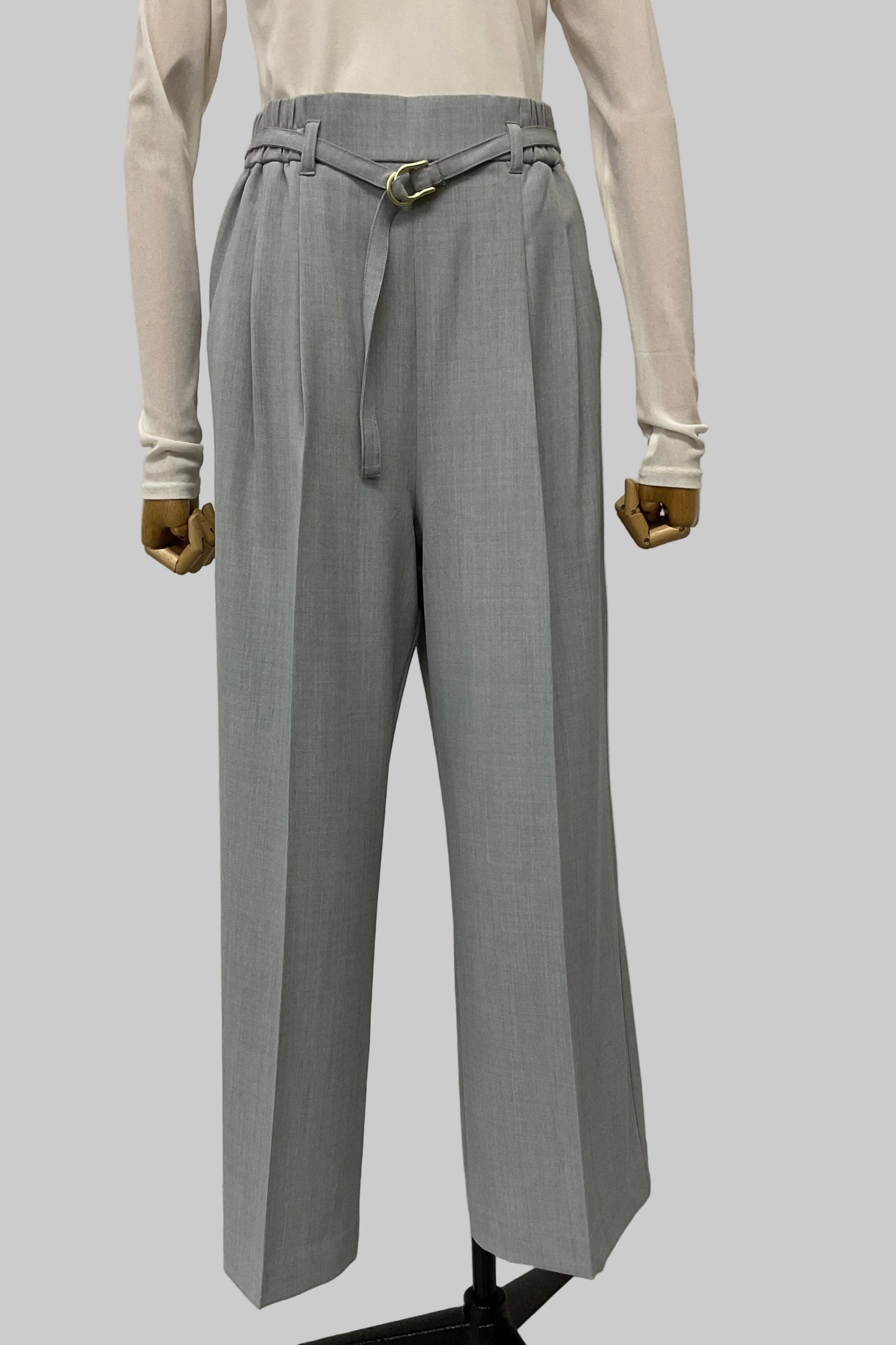 メランジワイドパンツ