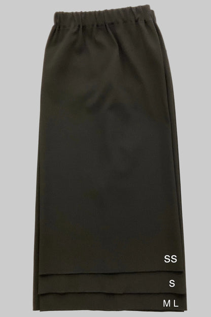 リブペンシルスカート