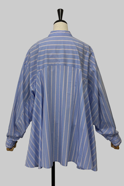 ストライプフレアシャツ