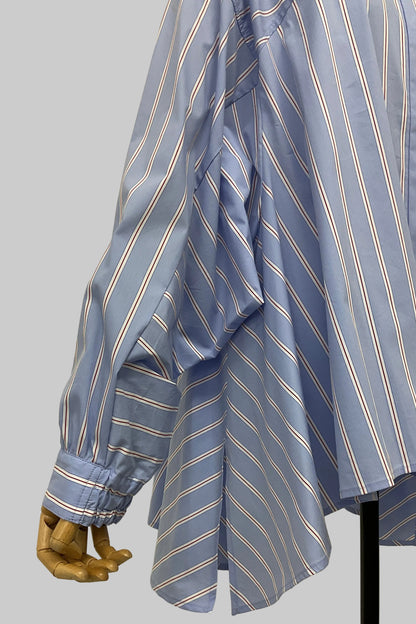 ストライプフレアシャツ